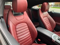 USED 2017 67 MERCEDES-BENZ C-CLASS 2.0 C 200 AMG LINE PREMIUM 2d 181 BHP RED LEATHER + NIGHT PACK