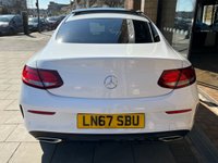 USED 2017 67 MERCEDES-BENZ C-CLASS 2.0 C 200 AMG LINE PREMIUM 2d 181 BHP RED LEATHER + NIGHT PACK