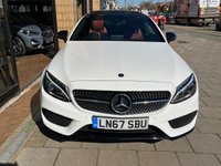 USED 2017 67 MERCEDES-BENZ C-CLASS 2.0 C 200 AMG LINE PREMIUM 2d 181 BHP RED LEATHER + NIGHT PACK