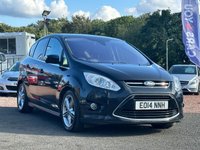 USED 2014 14 FORD C-MAX 1.6 TITANIUM X TDCI 5d 114 BHP REAR PARKING AID +   &pound;35 ROAD TAX +   FRONT HEATED SEATS +   HALF LEATHER TRIM +   SUN ROOF +   DUAL ZONE CLIMATE CONTROL +   HEATED WINDSCREEN +   CRUISE CONTROL +  17 INCH ALLOY WHEELS +