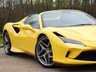 USED 2020 20 FERRARI F8 3.9 SPIDER 2d 720 BHP HUGE SPEC GIALLO MODENA CARBON