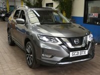 USED 2021 21 NISSAN X-TRAIL 1.3 DIG-T TEKNA DCT 5d 156 BHP 5 SEATS SAT NAV PANORAMIC ROOF LEATHER HEATE SEATS NISSAN WARRANTY TILL JUNE 2024