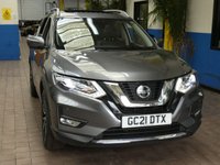 USED 2021 21 NISSAN X-TRAIL 1.3 DIG-T TEKNA DCT 5d 156 BHP 5 SEATS SAT NAV PANORAMIC ROOF LEATHER HEATE SEATS NISSAN WARRANTY TILL JUNE 2024