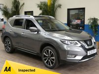 USED 2021 21 NISSAN X-TRAIL 1.3 DIG-T TEKNA DCT 5d 156 BHP 5 SEATS SAT NAV PANORAMIC ROOF LEATHER HEATE SEATS NISSAN WARRANTY TILL JUNE 2024