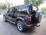 USED 2021 71 JEEP WRANGLER 2.0 GME SAHARA UNLIMITED AUTOMATIC 4WD 4d 269 BHP HARD-TOP CONVERTIBLE 2021 Jeep Wrangler 2.0 GME Sahara Unlimited 4WD Auto 4 Door Hard-top Convertible finished in Black