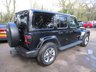 USED 2021 71 JEEP WRANGLER 2.0 GME SAHARA UNLIMITED AUTOMATIC 4WD 4d 269 BHP HARD-TOP CONVERTIBLE 2021 Jeep Wrangler 2.0 GME Sahara Unlimited 4WD Auto 4 Door Hard-top Convertible finished in Black