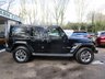 USED 2021 71 JEEP WRANGLER 2.0 GME SAHARA UNLIMITED AUTOMATIC 4WD 4d 269 BHP HARD-TOP CONVERTIBLE 2021 Jeep Wrangler 2.0 GME Sahara Unlimited 4WD Auto 4 Door Hard-top Convertible finished in Black