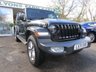 USED 2021 71 JEEP WRANGLER 2.0 GME SAHARA UNLIMITED AUTOMATIC 4WD 4d 269 BHP HARD-TOP CONVERTIBLE 2021 Jeep Wrangler 2.0 GME Sahara Unlimited 4WD Auto 4 Door Hard-top Convertible finished in Black