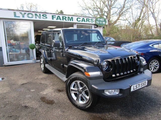 2021 71 Jeep Wrangler 2.0 GME SAHARA UNLIMITED AUTOMATIC 4WD 4d 269 BHP HARD-TOP CONVERTIBLE
