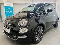 USED 2015 65 FIAT 500  1.2 Lounge Hatchback 3dr Petrol Manual Euro 6 (s/s) (69 bhp) &pound;20 TAX!, P.Sensors, 7" Screen