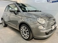 USED 2012 62 FIAT 500  1.2 Lounge Hatchback 3dr Petrol Manual Euro 4 (69 bhp) &pound;35 TAX, Pan Roof, 6 Stamps