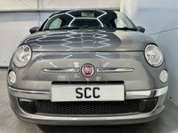 USED 2012 62 FIAT 500  1.2 Lounge Hatchback 3dr Petrol Manual Euro 4 (69 bhp) &pound;35 TAX, Pan Roof, 6 Stamps