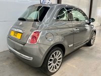 USED 2012 62 FIAT 500  1.2 Lounge Hatchback 3dr Petrol Manual Euro 4 (69 bhp) &pound;35 TAX, Pan Roof, 6 Stamps