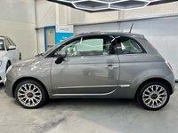 USED 2012 62 FIAT 500  1.2 Lounge Hatchback 3dr Petrol Manual Euro 4 (69 bhp) &pound;35 TAX, Pan Roof, 6 Stamps