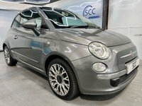 USED 2012 62 FIAT 500  1.2 Lounge Hatchback 3dr Petrol Manual Euro 4 (69 bhp) &pound;35 TAX, Pan Roof, 6 Stamps