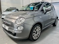 USED 2012 62 FIAT 500  1.2 Lounge Hatchback 3dr Petrol Manual Euro 4 (69 bhp) &pound;35 TAX, Pan Roof, 6 Stamps