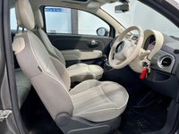 USED 2012 62 FIAT 500  1.2 Lounge Hatchback 3dr Petrol Manual Euro 4 (69 bhp) &pound;35 TAX, Pan Roof, 6 Stamps
