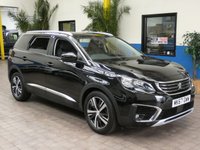 USED 2018 67 PEUGEOT 5008 1.6 BLUEHDI S/S ALLURE 5d 120 BHP 7 SEAT SAT NAV CRUISE CONTROL PARKING SENSORS GENUINE LOW MILES 6 MONTHS GOLD WARRANTY