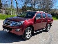 USED 2013 62 ISUZU D-MAX 2.5 TD UTAH VISION DCB 164 BHP SAT NAV + R , CAMERA , CANOPY