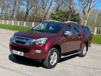 USED 2013 62 ISUZU D-MAX 2.5 TD UTAH VISION DCB 164 BHP SAT NAV + R , CAMERA , CANOPY