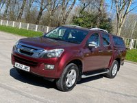 USED 2013 62 ISUZU D-MAX 2.5 TD UTAH VISION DCB 164 BHP SAT NAV + R , CAMERA , CANOPY