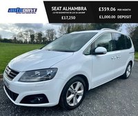 USED 2017 17 SEAT ALHAMBRA 2.0 TDI ECOMOTIVE SE LUX 5d 184 BHP 