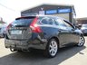 USED 2017 17 VOLVO V60 2.0 D4 SE LUX NAV 5d 188 BHP Finished in  SAVILLE GREY MET with contrasting BLACK LEATHER trim. The V60 is a stylish and attractive Swedish family estate. Volvo have come a long way since the days of being bulletproof boxes on wheels. They now produce some of the coolest cars around. This remarkably sleek estate comes with Sat Nav, DAB, Leather, B/Tooth LED Day Run Lights, Park Sensors and more. Dealer serviced, 18031 miles, 37944 miles, 55416 miles, 72799 miles, 83140 miles, 97155 miles and at 110285 miles on 16/02/2023.