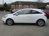 USED 2018 18 VAUXHALL CORSA 1.4 ENERGY AC 3d 89 BHP Finished in SUMMIT WHITE with contrasting Dark Grey Cloth Trim. This Vauxhall Corsa is one of the most popular superminis around. This 3 door model is spacious, practical and economical. Ideal for the small family or 1st time driver. Features include Heated Seats, Heated Steering Wheel, Cruise Control, DAB, B/Tooth, Front Fogs, Alloys, 2 Keys and much more. Dealer serviced at 14697 miles, 25194 miles, 34249 miles and on arrival at 51000 miles.