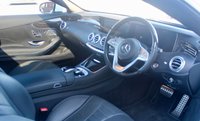 PRE-OWNED 2018 68 MERCEDES-BENZ S-CLASS 4.0 S 560 AMG LINE PREMIUM 2d 463 BHP Diamond White Metallic, Full Black Nappa Leather, Smart Phone Integration Pack, Apple CarPlay, 360 Cameras, Active Park Assist, Auto Dimming Mirrors, Memory Package, Burmester Music System, Live Traffic Capability, Climate Front Seats - Heated and Cooled, Heated Rear Seats,  Airscarf, Dynamic Seats, Soft Close Doors, Heated Steering Wheel, Tyre Pressure Control, Traffic Sign Recognition, DAB Radio, Auto High Beam, Dynamic LED Headlamps, AMG Styling and Sports Package, Keyless Go, Premium Ambianc