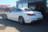 PRE-OWNED 2018 68 MERCEDES-BENZ S-CLASS 4.0 S 560 AMG LINE PREMIUM 2d 463 BHP Diamond White Metallic, Full Black Nappa Leather, Smart Phone Integration Pack, Apple CarPlay, 360 Cameras, Active Park Assist, Auto Dimming Mirrors, Memory Package, Burmester Music System, Live Traffic Capability, Climate Front Seats - Heated and Cooled, Heated Rear Seats,  Airscarf, Dynamic Seats, Soft Close Doors, Heated Steering Wheel, Tyre Pressure Control, Traffic Sign Recognition, DAB Radio, Auto High Beam, Dynamic LED Headlamps, AMG Styling and Sports Package, Keyless Go, Premium Ambianc