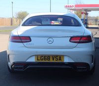 PRE-OWNED 2018 68 MERCEDES-BENZ S-CLASS 4.0 S 560 AMG LINE PREMIUM 2d 463 BHP Diamond White Metallic, Full Black Nappa Leather, Smart Phone Integration Pack, Apple CarPlay, 360 Cameras, Active Park Assist, Auto Dimming Mirrors, Memory Package, Burmester Music System, Live Traffic Capability, Climate Front Seats - Heated and Cooled, Heated Rear Seats,  Airscarf, Dynamic Seats, Soft Close Doors, Heated Steering Wheel, Tyre Pressure Control, Traffic Sign Recognition, DAB Radio, Auto High Beam, Dynamic LED Headlamps, AMG Styling and Sports Package, Keyless Go, Premium Ambianc