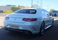 PRE-OWNED 2018 68 MERCEDES-BENZ S-CLASS 4.0 S 560 AMG LINE PREMIUM 2d 463 BHP Diamond White Metallic, Full Black Nappa Leather, Smart Phone Integration Pack, Apple CarPlay, 360 Cameras, Active Park Assist, Auto Dimming Mirrors, Memory Package, Burmester Music System, Live Traffic Capability, Climate Front Seats - Heated and Cooled, Heated Rear Seats,  Airscarf, Dynamic Seats, Soft Close Doors, Heated Steering Wheel, Tyre Pressure Control, Traffic Sign Recognition, DAB Radio, Auto High Beam, Dynamic LED Headlamps, AMG Styling and Sports Package, Keyless Go, Premium Ambianc