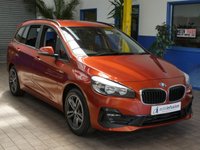 USED 2019 19 BMW 2 SERIES 1.5 218I SPORT GRAN TOURER 5d 139 BHP 7 SEATS SAT NAV PART LEATHER PARKING SENSORS 1 OWNER 6 MONTHS GOLD WARRANTY