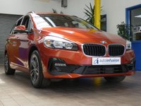 USED 2019 19 BMW 2 SERIES 1.5 218I SPORT GRAN TOURER 5d 139 BHP 7 SEATS SAT NAV PART LEATHER PARKING SENSORS 1 OWNER 6 MONTHS GOLD WARRANTY