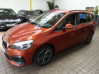USED 2019 19 BMW 2 SERIES 1.5 218I SPORT GRAN TOURER 5d 139 BHP 7 SEATS SAT NAV PART LEATHER PARKING SENSORS 1 OWNER 6 MONTHS GOLD WARRANTY