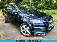 USED 2009 59 AUDI Q7 4.2 TDI QUATTRO S LINE 5d AUTO 340 BHP//// PART EXCHANGE TO CLEAR//////1LADY OWNER SINCE 2011+ US////BIG SPEC --7-SEATER//GREAT SERVICE RECORD//12 MONTH MOT JUST DONE EXCELLENT SERVICE HISTORY