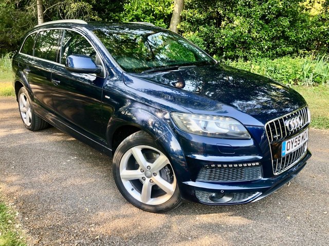 2009 59 Audi Q7 4.2 TDI QUATTRO S LINE 5d AUTO 340 BHP//// PART EXCHANGE TO CLEAR//////1LADY OWNER SINCE 2011+ US////BIG SPEC --7-SEATER//GREAT SERVICE RECORD//12 MONTH MOT JUST DONE