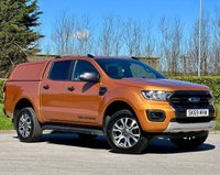 USED 2019 69 FORD RANGER 2.0 WILDTRAK ECOBLUE 210 BHP ** NO VAT * CANOPY + SAT NAV