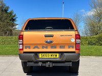 USED 2019 69 FORD RANGER 2.0 WILDTRAK ECOBLUE 210 BHP ** NO VAT * CANOPY + SAT NAV