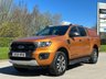 USED 2019 69 FORD RANGER 2.0 WILDTRAK ECOBLUE 210 BHP ** NO VAT * CANOPY + SAT NAV