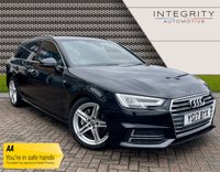 USED 2017 17 AUDI A4 2.0 AVANT TDI ULTRA S LINE 5d 188 BHP FRONT & REAR PARKING SENSORS