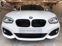 USED 2019 19 BMW 1 SERIES 1.5 118I M SPORT SHADOW EDITION 5d 134 BHP 2 KEYS+1 OWNER FROM NEW+NAVIGATION+CLIMATE+PARKING SENSORS+LEATHER SEATS+PRIVACY GLASS+18"ALLOYS+DAB+BLUETOOTH+AUX+USB+MEDIA