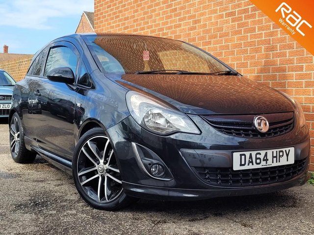 2014 64 Vauxhall Corsa 1.4 BLACK EDITION 3d 118 BHP