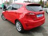 USED 2018 18 FORD FIESTA 1.0 TITANIUM 5d 99 BHP Finished in RACE RED with contrasting GREY Cloth Trim. This Fiesta is a small family high spec 5 door car that you can really enjoy driving. Economical and cheap to run, stylish to look at and some great features. Specification includes Sat Nav, DAB Radio, Power Folding Door Mirrors, B/Tooth, Alloys, Air Con, Heated front Screen and much more, makes this a must for the first time driver or small family.