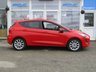 USED 2018 18 FORD FIESTA 1.0 TITANIUM 5d 99 BHP Finished in RACE RED with contrasting GREY Cloth Trim. This Fiesta is a small family high spec 5 door car that you can really enjoy driving. Economical and cheap to run, stylish to look at and some great features. Specification includes Sat Nav, DAB Radio, Power Folding Door Mirrors, B/Tooth, Alloys, Air Con, Heated front Screen and much more, makes this a must for the first time driver or small family.
