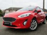 USED 2018 18 FORD FIESTA 1.0 TITANIUM 5d 99 BHP Finished in RACE RED with contrasting GREY Cloth Trim. This Fiesta is a small family high spec 5 door car that you can really enjoy driving. Economical and cheap to run, stylish to look at and some great features. Specification includes Sat Nav, DAB Radio, Power Folding Door Mirrors, B/Tooth, Alloys, Air Con, Heated front Screen and much more, makes this a must for the first time driver or small family.