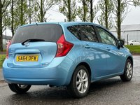 USED 2014 64 NISSAN NOTE 1.2 TEKNA DIG-S 5d 98 BHP REVERSING CAMERA +   BLUETOOTH +   HALF LEATHER TRIM +   LANE ASSIST +   PRIVACY GLASS +   CRUISE CONTROL +   SAT NAVIGATION +   &pound;0 ROAD TAX FOR THE WHOLE YEAR +   16 INCH ALLOY WHEELS +