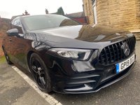 USED 2019 19 MERCEDES-BENZ A-CLASS 1.5 A 180 D AMG LINE 5d 114 BHP -SAT NAV-LEATHER-AUTO-WARRANTY