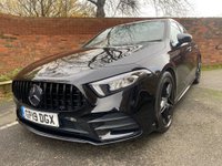 USED 2019 19 MERCEDES-BENZ A-CLASS 1.5 A 180 D AMG LINE 5d 114 BHP -SAT NAV-LEATHER-AUTO-WARRANTY