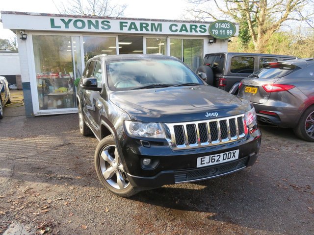 2012 62 Jeep Grand Cherokee 3.0 V6 CRD OVERLAND 5d 237 BHP